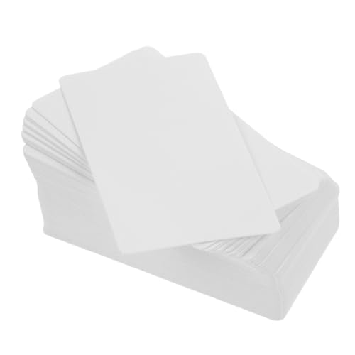 Homoyoyo 100Stücke Retro Kraft Notizblöcke Blanko Grußkarten für DIY Graffiti Postkarten Nachrichtenkarten für Notizen und von Homoyoyo