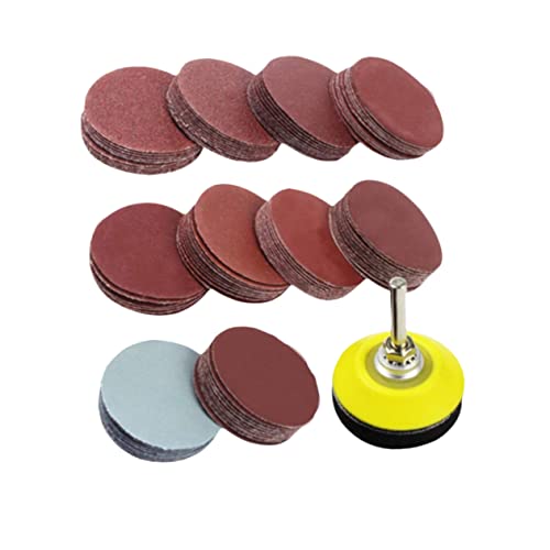 Homoyoyo 100Stücke Schleifscheiben Pad Kit mit Trägerplatte Schaft Verschiedene Körnungen für Polierwerkzeuge Homoyoyo 100Stücke Schleifscheiben Pad Kit mit Trägerplatte Schaft Verschiedene Körnungen für Polierwerkzeuge von Homoyoyo