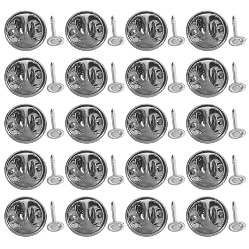 Homoyoyo 100Stücke Schmetterlings Broschennadeln Metall für DIY Projekte zum Erstellen von Ansteckern Abzeichen und Einzigartigen Accessoires Einfach zu Verwenden von Homoyoyo