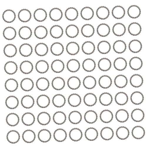 Homoyoyo 100Stücke Twisting Jump Ringe Schmuckzubehör für DIY Armbänder und Langlebige Verbindungselemente für Kreative Projekte von Homoyoyo