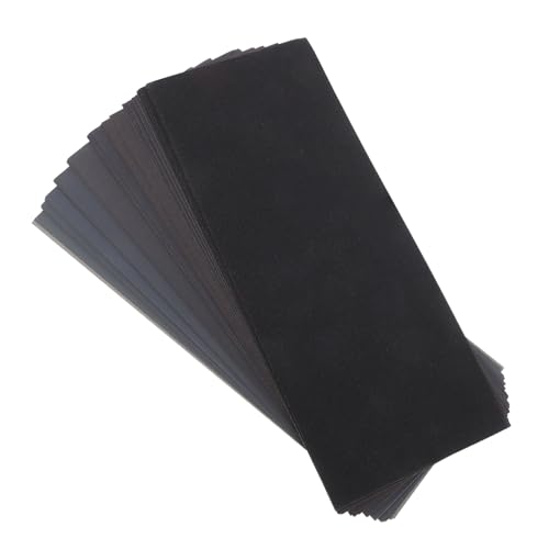 Homoyoyo 102 Stück Wasser Schleifpapier Nass Streugut Auto Schleifpapier Schleifen Bußgeld Weißer Sand Pads Schleifpapier Polieren Möbel Schleifpapier Schleifpapier-sortiment Schwarz von Homoyoyo