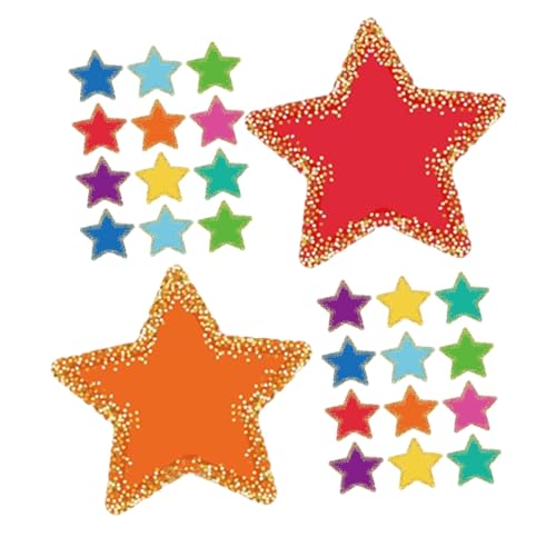 Homoyoyo 108 Blatt Sternpapier Schnittpapierstau Papierausschnitt DIY Craft Photo Pappsterne zum Basteln Papierausschnitte Schulen Grenzen Klassenzimmer Bulletin leere papierausschnitte von Homoyoyo