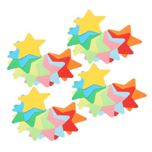 Homoyoyo 108 Stück Teiliges Bunte Papiersterne Wanddekorationen aus Dickem Karton Leuchtende Farben Sternformen für DIY Bastelprojekte Schule Festival und Scrapbooking Homoyoyo 108 Stück Teiliges Bunte Papiersterne Wanddekorationen aus Dickem Karton Leuchtende Farben Sternformen für DIY Bastelprojekte Schule Festival und Scrapbooking von Homoyoyo