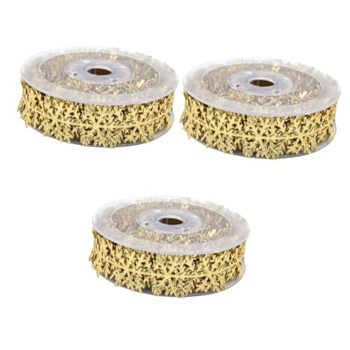Homoyoyo 10M Weihnachtsbaum Schneeflocken Dekoband - Festliches Geschenkband Für Weihnachten - Ideal Zum Verzieren Von Geschenken Bastelprojekten Und Weihnachtsdekorationen Homoyoyo 10M Weihnachtsbaum Schneeflocken Dekoband - Festliches Geschenkband Für Weihnachten - Ideal Zum Verzieren Von Geschenken Bastelprojekten Und Weihnachtsdekorationen von Homoyoyo
