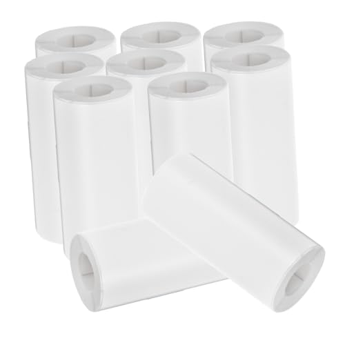 Homoyoyo 10Rollen Selbstklebendes Thermopapier für Mini Drucker Kompatibel mit Sofortbildkameras Glatte Oberfläche Vielseitig Einsetzbar für Verschiedene Geräte Homoyoyo 10Rollen Selbstklebendes Thermopapier für Mini Drucker Kompatibel mit Sofortbildkameras Glatte Oberfläche Vielseitig Einsetzbar für Verschiedene Geräte von Homoyoyo