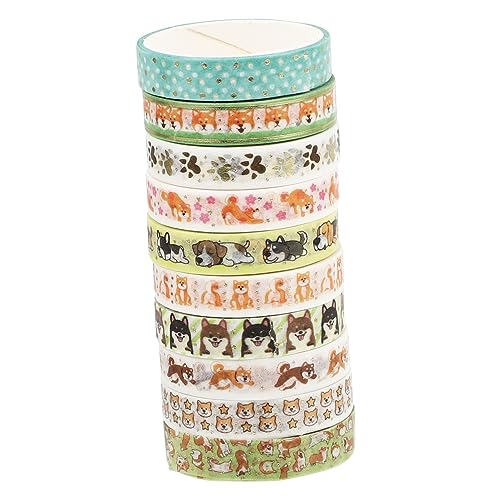 Homoyoyo 10Rollen Washi Tape Set Mit Hundepfoten Muster Umweltfreundliches Dekoratives Klebeband Für Scrapbooking Journaling Und DIY Projekte Bastelideen Homoyoyo 10Rollen Washi Tape Set Mit Hundepfoten Muster Umweltfreundliches Dekoratives Klebeband Für Scrapbooking Journaling Und DIY Projekte Bastelideen von Homoyoyo