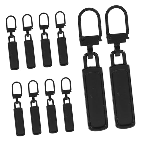 Homoyoyo 10Stücke Abnehmbare Reißverschluss Zipper für Kleidung Taschen und Jacken Einfache Installation ohne Werkzeug für Beschädigte Reißverschlüsse von Homoyoyo