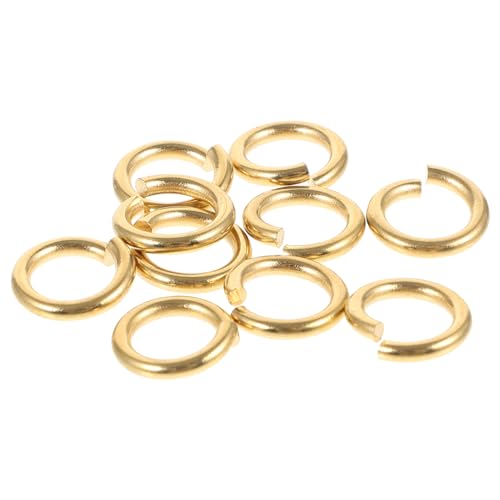Homoyoyo 10Stücke DIY Leder Offene Biegeringe Multifunktionale Verbindungsringe für Armbänder und Schmuckherstellung Langlebig und Verschleißfest für Projekte Homoyoyo 10Stücke DIY Leder Offene Biegeringe Multifunktionale Verbindungsringe für Armbänder und Schmuckherstellung Langlebig und Verschleißfest für Projekte von Homoyoyo
