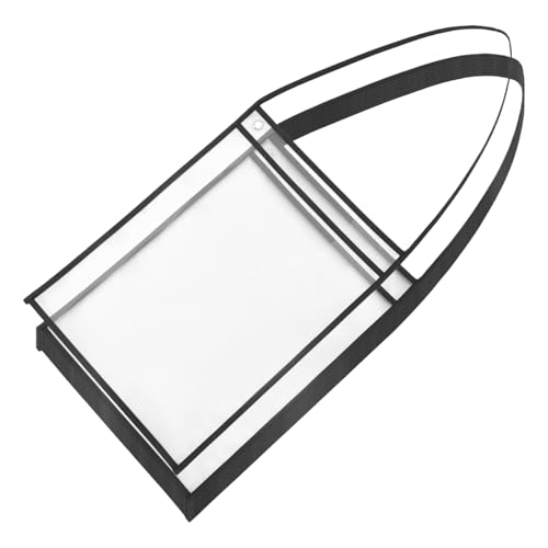 Homoyoyo 10Stücke Hängende Ticket Halter Robuste Abwischbare Taschen für Schulunterlagen Büroakten und Regale Transparent Langlebig für Effiziente Präsentation von Homoyoyo