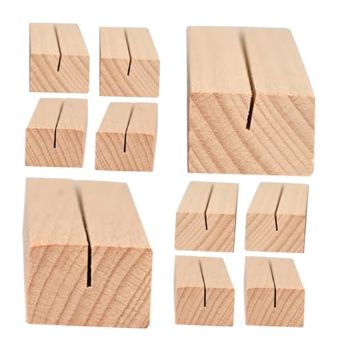 Homoyoyo 10Stücke Holz Kartenständer Namens und Postkartenhalter aus Buchenholz Dekorativer Tischaufsteller für Hochzeiten Partys Bastelprojekte Stabile Holzsockel Homoyoyo 10Stücke Holz Kartenständer Namens und Postkartenhalter aus Buchenholz Dekorativer Tischaufsteller für Hochzeiten Partys Bastelprojekte Stabile Holzsockel von Homoyoyo