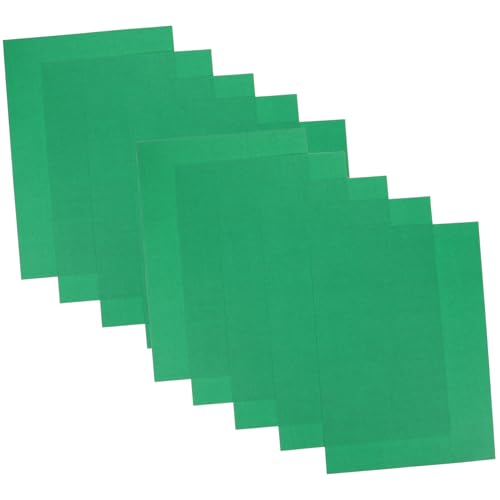 Homoyoyo 10Stücke Kartonpapier Dunkelgrünes Farbiges Kartenpapier Für Scrapbooking Kartenerstellung Bastelarbeiten Und Schulbedarf von Homoyoyo