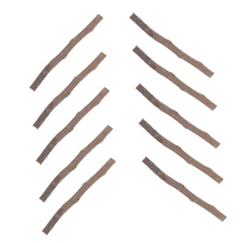 Homoyoyo 10Stücke Lange Holzstäbe Natürliche Holzstöcke Rustikale DIY Bastelstäbe Unbehandelte Naturholz Sticks Für Dekoration Und Fotografie Ca Lang von Homoyoyo