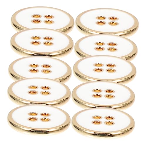 Homoyoyo 10Stücke Metallknöpfe für Kleidung Vierloch Knöpfe mit Kreativen Designs für Windjacken und DIY Projekte Hochwertige Nähknöpfe Homoyoyo 10Stücke Metallknöpfe für Kleidung Vierloch Knöpfe mit Kreativen Designs für Windjacken und DIY Projekte Hochwertige Nähknöpfe von Homoyoyo