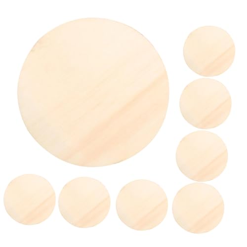 Homoyoyo 10Stücke Natürliche Holzscheiben Runde Holzplatten für DIY Graffiti Unvollendete Holzscheiben zum Basteln für Projekte und Dekorationen Homoyoyo 10Stücke Natürliche Holzscheiben Runde Holzplatten für DIY Graffiti Unvollendete Holzscheiben zum Basteln für Projekte und Dekorationen von Homoyoyo