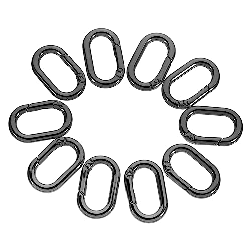 Homoyoyo 10Stücke Ovaler Federverschluss Metallfederschnallen Karabinerhaken Schlüsselring Clip Für Taschen Und Zubehör Homoyoyo 10Stücke Ovaler Federverschluss Metallfederschnallen Karabinerhaken Schlüsselring Clip Für Taschen Und Zubehör von Homoyoyo