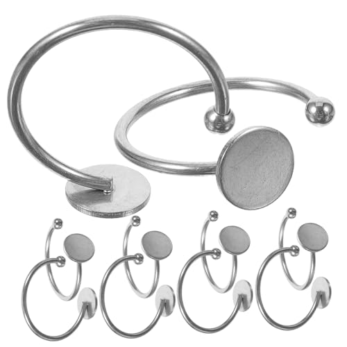 Homoyoyo 10Stücke Ringrohlinge Verstellbare Ringbasen für DIY Schmuckherstellung Langlebige Fingerringhalter für Designs für Projekte Homoyoyo 10Stücke Ringrohlinge Verstellbare Ringbasen für DIY Schmuckherstellung Langlebige Fingerringhalter für Designs für Projekte von Homoyoyo