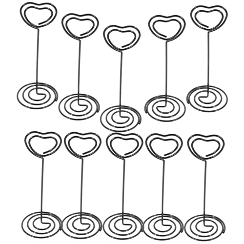 Homoyoyo 10Stücke Schwarze Fotohalter Für Tische Platzkartenhalter Für Hochzeiten Partys Und Veranstaltungen Für Menüs Und Erinnerungen Höhe Homoyoyo 10Stücke Schwarze Fotohalter Für Tische Platzkartenhalter Für Hochzeiten Partys Und Veranstaltungen Für Menüs Und Erinnerungen Höhe von Homoyoyo