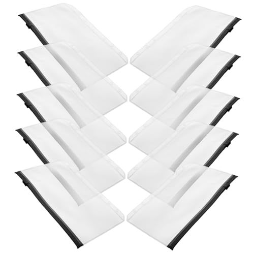 Homoyoyo 10Stücke Teiliges Reißverschluss Organizer Für Notizbuch Dokumententaschen Transparent Ordnen Unterlagen Stilvolles Homoyoyo 10Stücke Teiliges Reißverschluss Organizer Für Notizbuch Dokumententaschen Transparent Ordnen Unterlagen Stilvolles von Homoyoyo