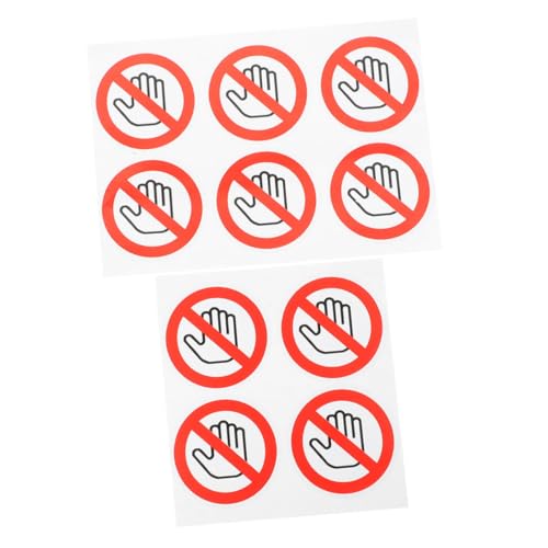 Homoyoyo 10Stücke Touch Schild Aufkleber Warnschilder Für Sicherheitsanwendungen Abnehmbare Für Maschinen Und Geräteschutz Homoyoyo 10Stücke Touch Schild Aufkleber Warnschilder Für Sicherheitsanwendungen Abnehmbare Für Maschinen Und Geräteschutz von Homoyoyo