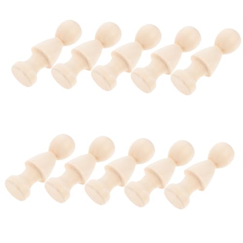 Homoyoyo 10Stücke Unbemalte Holzpuppen Für DIY Bastelarbeiten Holzfiguren Zum Bemalen Unvollendete Peg Dolls Für Puppenhaus Zubehör Natürliches Holz Homoyoyo 10Stücke Unbemalte Holzpuppen Für DIY Bastelarbeiten Holzfiguren Zum Bemalen Unvollendete Peg Dolls Für Puppenhaus Zubehör Natürliches Holz von Homoyoyo