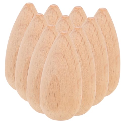 Homoyoyo 10Stücke Unbemalte Holzsteckpuppen DIY Bastelset Holzfiguren für Gestalten für Dekoration im Kinderzimmer Wohnzimmer und Büro von Homoyoyo