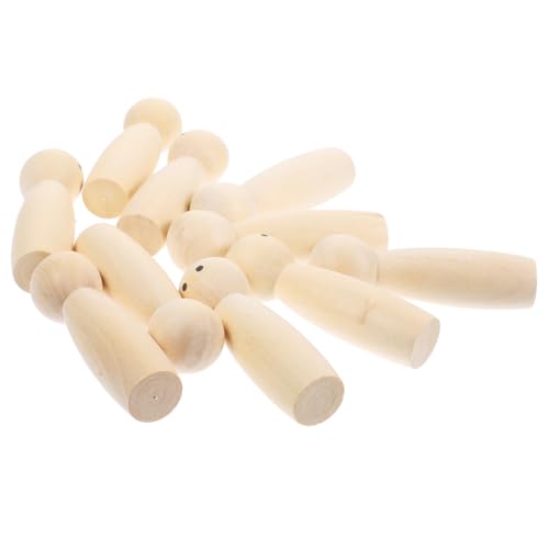 Homoyoyo 10Stücke Unvollendete Holzpuppen zum Bemalen DIY Holzfiguren für Heimdekoration Glatte Oberfläche für Bastelbedarf und Geschenkideen Homoyoyo 10Stücke Unvollendete Holzpuppen zum Bemalen DIY Holzfiguren für Heimdekoration Glatte Oberfläche für Bastelbedarf und Geschenkideen von Homoyoyo