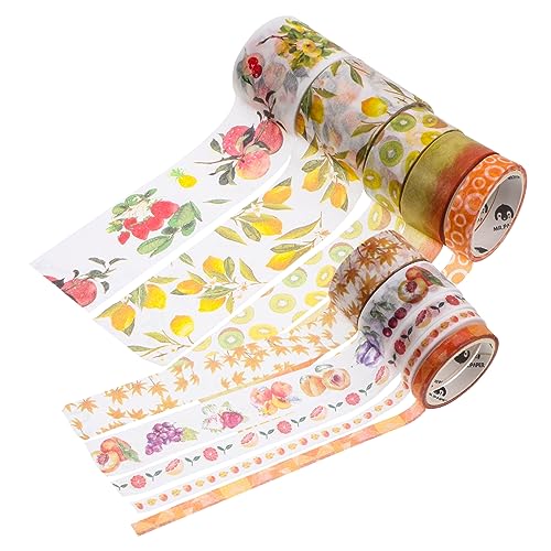 Homoyoyo 10Stücke Washi Tape Dekorative Klebebänder für Scrapbooking DIY Handwerk und Geschenkverpackung Vielseitig und Kreativ Gestaltbar von Homoyoyo