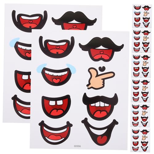 Homoyoyo 10blätter Selbstklebende Mundaufkleber Für Diy Cartoon Mund Sticker Für Kreative Bastelprojekte Vielseitig Einsetzbar Für Animation Und Figurendekoration Homoyoyo 10blätter Selbstklebende Mundaufkleber Für Diy Cartoon Mund Sticker Für Kreative Bastelprojekte Vielseitig Einsetzbar Für Animation Und Figurendekoration von Homoyoyo