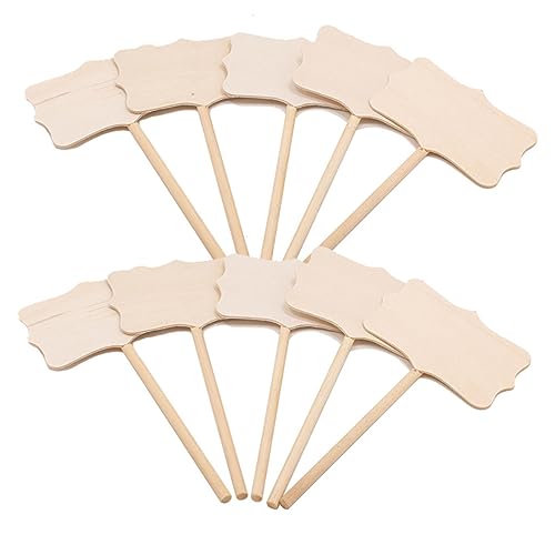 Homoyoyo 10stücke Kreative -cake Topper Für Und Feiern Handgefertigte Torten-dekoration Beige Für Und Torten Sichere Holzmaterialien Homoyoyo 10stücke Kreative -cake Topper Für Und Feiern Handgefertigte Torten-dekoration Beige Für Und Torten Sichere Holzmaterialien von Homoyoyo