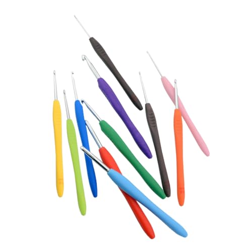 Homoyoyo 11 Stück Teiliges Häkelnadel Weichem Griff Ergonomische Einspitz häkelnadeln in Verschiedenen Farbenfrohes Design für Anfänger und Erfahrene Handarbeiter Langlebig und Vielseitig Homoyoyo 11 Stück Teiliges Häkelnadel Weichem Griff Ergonomische Einspitz häkelnadeln in Verschiedenen Farbenfrohes Design für Anfänger und Erfahrene Handarbeiter Langlebig und Vielseitig von Homoyoyo