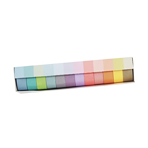 Homoyoyo 12 Rollen Bunte Washi Tapes Dekoratives Klebeband für Scrapbooking Tagebuch Geschenkverpackung für DIY Projekte und Kreative Bastelarbeiten von Homoyoyo