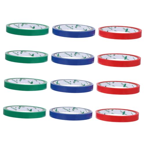 Homoyoyo 12 Rollen Farbige Tütenverschluss Bindebänder Klebeband für Verpackungsmaschine Praktisch Verschließen von Lebensmitteln Gemüse und Homoyoyo 12 Rollen Farbige Tütenverschluss Bindebänder Klebeband für Verpackungsmaschine Praktisch Verschließen von Lebensmitteln Gemüse und von Homoyoyo