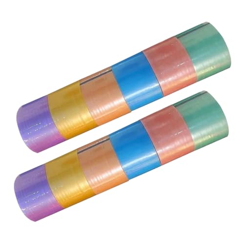 Homoyoyo 12 Rollen Teiliges Farbiges Klebeband Breit Tragbar Klebriges Perlenklebeband aus Leicht Sicher für Zuhause Büro Reisezwecke Spielerisches DIY zubehör Homoyoyo 12 Rollen Teiliges Farbiges Klebeband Breit Tragbar Klebriges Perlenklebeband aus Leicht Sicher für Zuhause Büro Reisezwecke Spielerisches DIY zubehör von Homoyoyo