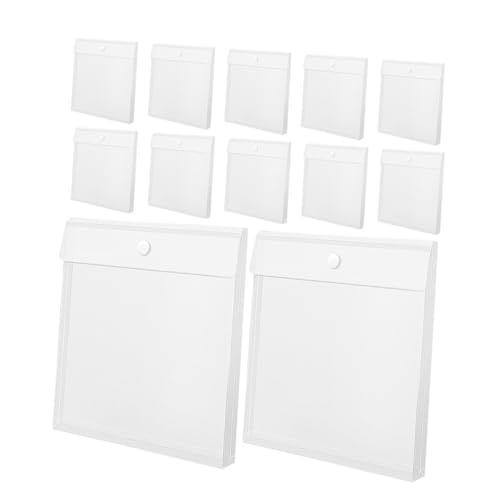 Homoyoyo 12 Stück Aktenumschläge aus Kunststoff bastelbedarf Scrapbook Papier Aufbewahrung für Fotos Plastikumschläge für Dokumente Quittungsinhaber Tragetasche für Dokumente pp Transparent Homoyoyo 12 Stück Aktenumschläge aus Kunststoff bastelbedarf Scrapbook Papier Aufbewahrung für Fotos Plastikumschläge für Dokumente Quittungsinhaber Tragetasche für Dokumente pp Transparent von Homoyoyo