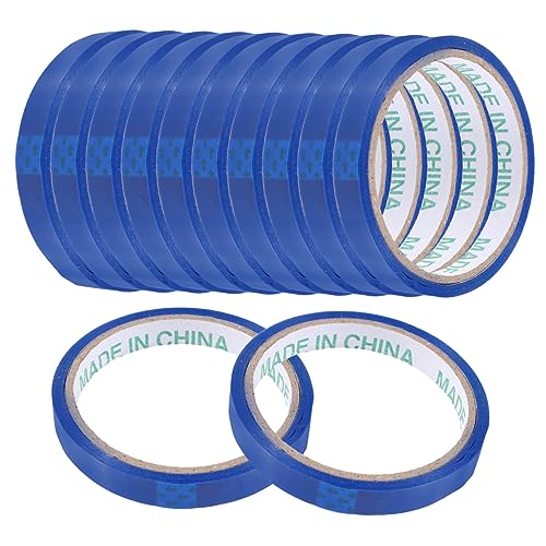 Homoyoyo 12 Stück Dichtungsband Bewegliches Klebeband Für Kartons Paketklebeband Dichtbänder Klebrig Versiegelung Beutelverschließer Drinnen Maschine Verpackung Abklebeband Bopp Blau Homoyoyo 12 Stück Dichtungsband Bewegliches Klebeband Für Kartons Paketklebeband Dichtbänder Klebrig Versiegelung Beutelverschließer Drinnen Maschine Verpackung Abklebeband Bopp Blau von Homoyoyo