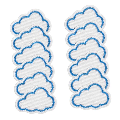 Homoyoyo 12 Stück Gestickte Stoff Aufkleber Süße Patches Gestickte Aufnäher Applikationen Verzierungen Flicken Für Kleidung Dekorative Patches Kleidungsflicken Cloud-patch Stickgarn Blau Homoyoyo 12 Stück Gestickte Stoff Aufkleber Süße Patches Gestickte Aufnäher Applikationen Verzierungen Flicken Für Kleidung Dekorative Patches Kleidungsflicken Cloud-patch Stickgarn Blau von Homoyoyo