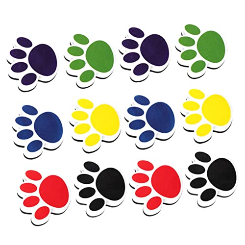 Homoyoyo 12 Stück Katzenklauenwisch whiteboardreiniger magnete für whiteboard Magnetischer Trockenlöscher für Whiteboards magnetischer Tafelwischer tragbarer Trockenlöscher Eva Radiergummis von Homoyoyo