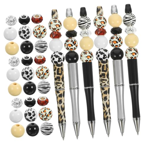 Homoyoyo 12 Stück Kugelschreiber Mit Perlen Ergonomische Spaßstifte Tragbarer Kugelschreiber Perlenstift Stift-kits Kugelschreiber Für Den Haushalt Bastelstifte Stiftherstellungsset Plastik von Homoyoyo