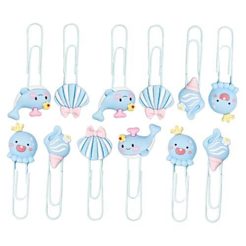 Homoyoyo 12 Stück Marine Animal Paper Clip Lustige Büroklammern Dateinotizclips Süße Notizclips Cartoon-lesezeichen Büro-lesezeichen-clips Lesezeichen Für Mädchen Tierbuchmarker Metall Homoyoyo 12 Stück Marine Animal Paper Clip Lustige Büroklammern Dateinotizclips Süße Notizclips Cartoon-lesezeichen Büro-lesezeichen-clips Lesezeichen Für Mädchen Tierbuchmarker Metall von Homoyoyo