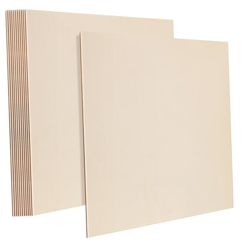 Homoyoyo 12 Stück Mehrschichtige Sperrholz Holzbretter Bastel Holzquadrate Holzquadrate Zum Basteln Leere Holzbretter DIY Holzscheiben Holzhandwerksrohlinge Homoyoyo 12 Stück Mehrschichtige Sperrholz Holzbretter Bastel Holzquadrate Holzquadrate Zum Basteln Leere Holzbretter DIY Holzscheiben Holzhandwerksrohlinge von Homoyoyo