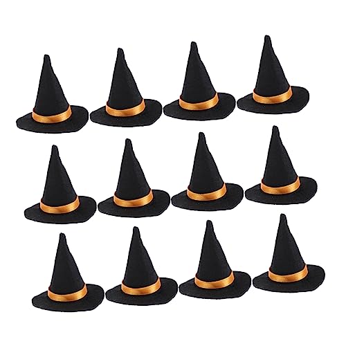 Homoyoyo 12 Stück Mini Hexenhüte Aus Filz – Kleine Halloween-Weinflaschenabdeckungen Zum Basteln Und Dekorieren Für Partys – Kreatives Zubehör Für DIY-Projekte Und Tischdekoration Homoyoyo 12 Stück Mini Hexenhüte Aus Filz – Kleine Halloween-Weinflaschenabdeckungen Zum Basteln Und Dekorieren Für Partys – Kreatives Zubehör Für DIY-Projekte Und Tischdekoration von Homoyoyo