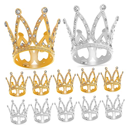 Homoyoyo 12 Stück Mini Krone Kuchen Topper Mit Strass – Glitzernde Prinzessinnen Kronen Für Hochzeit - Geburtstag Und Babyparty – Perfekte Dekoration Für Festliche Anlässe Homoyoyo 12 Stück Mini Krone Kuchen Topper Mit Strass – Glitzernde Prinzessinnen Kronen Für Hochzeit - Geburtstag Und Babyparty – Perfekte Dekoration Für Festliche Anlässe von Homoyoyo