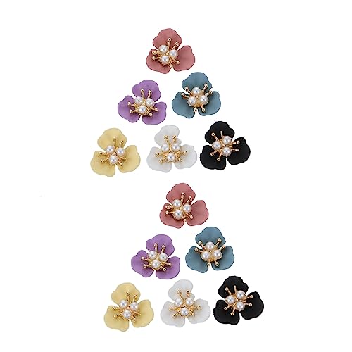 Homoyoyo 12 Stück Perlen Nagel Charms Blumen Nail Art Dekorationen für DIY Maniküre Farbenfrohe Designs Blau Gelb und Rosé für Besondere Anlässe Homoyoyo 12 Stück Perlen Nagel Charms Blumen Nail Art Dekorationen für DIY Maniküre Farbenfrohe Designs Blau Gelb und Rosé für Besondere Anlässe von Homoyoyo