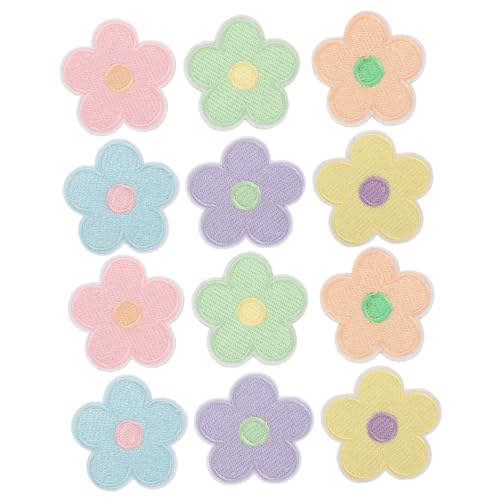 Homoyoyo 12 Stück Selbstklebende Blumen Patches Bestickte Bügelbilder für Kleidung Jeansjacken und Taschen Selbsthaftend und Einfach zu Verwenden für Kreative Dekoideen Homoyoyo 12 Stück Selbstklebende Blumen Patches Bestickte Bügelbilder für Kleidung Jeansjacken und Taschen Selbsthaftend und Einfach zu Verwenden für Kreative Dekoideen von Homoyoyo