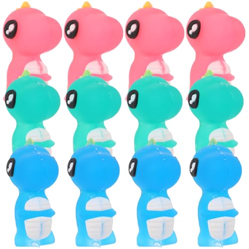 Homoyoyo 12 Stück Silikon Bleistiftkappen Niedliche Cartoon Bleistiftverlängerer für Elastische und Flexible Stifthüllen für Schule und Büro Mit Blauem und Grünem Dinosaurier Design von Homoyoyo