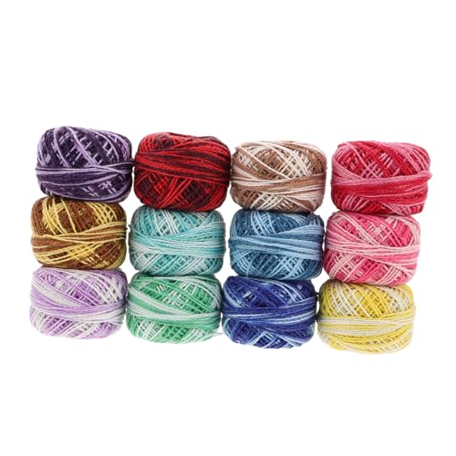 Homoyoyo 12 Stück Stickgarn Aus Baumwolle Kreuzstichfaden Diy-fadenzeichnung Für Baumwollfaden Zum Nähen Stricken Und Nähwerkzeuge Baumwollstickstätte Stickgarn Zum Nähen Rayon Homoyoyo 12 Stück Stickgarn Aus Baumwolle Kreuzstichfaden Diy-fadenzeichnung Für Baumwollfaden Zum Nähen Stricken Und Nähwerkzeuge Baumwollstickstätte Stickgarn Zum Nähen Rayon von Homoyoyo