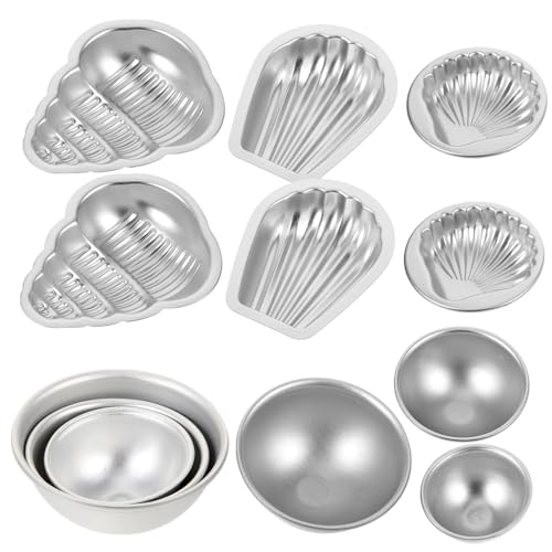 Homoyoyo 12 Stück Teiliges Badebomben Form Halbkreis Seifenform für DIY Handgemachte Badebälle und Shampoo für Zuhause und Profis von Homoyoyo