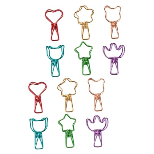 Homoyoyo 12 Stück Teiliges Bunte Metallklammern mit Stern Mondformen Langlebige Büroklammern für Dokumentenfixierung Kreative Akzente für Home Office und Schule Einfach zu Handhaben Homoyoyo 12 Stück Teiliges Bunte Metallklammern mit Stern Mondformen Langlebige Büroklammern für Dokumentenfixierung Kreative Akzente für Home Office und Schule Einfach zu Handhaben von Homoyoyo
