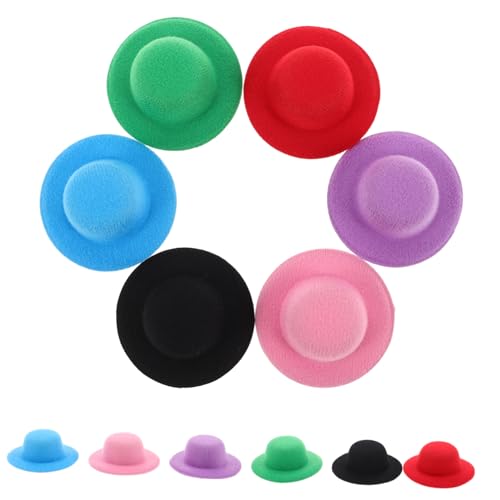 Homoyoyo 12 Stück Teiliges Bunte Mini aus Plüsch Realistische Kleine Puppenhüte Leichte Tragbare Formelle Kopfbedeckungen für DIY Basteln Puppendekoration Rollenspiel Homoyoyo 12 Stück Teiliges Bunte Mini aus Plüsch Realistische Kleine Puppenhüte Leichte Tragbare Formelle Kopfbedeckungen für DIY Basteln Puppendekoration Rollenspiel von Homoyoyo