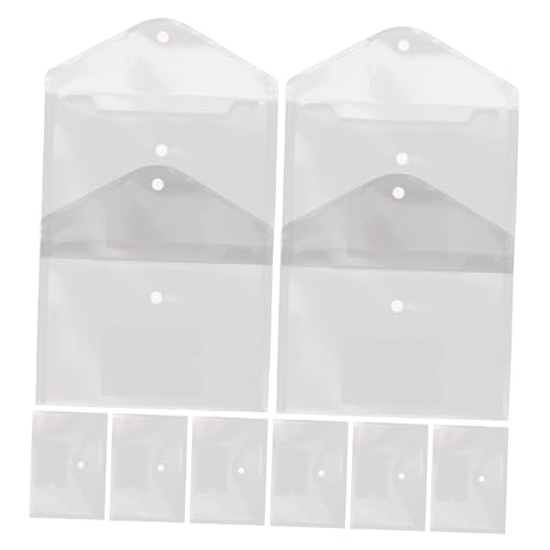 Homoyoyo 12 Stück Teiliges Dokumentenmappe Transparent mit Druckknopfverschluss Robuste PP Klarsichthüllen für Büro Rechnungen und Visitenkarten Schutz vor Knicken und Verlust Tragbar und Homoyoyo 12 Stück Teiliges Dokumentenmappe Transparent mit Druckknopfverschluss Robuste PP Klarsichthüllen für Büro Rechnungen und Visitenkarten Schutz vor Knicken und Verlust Tragbar und von Homoyoyo